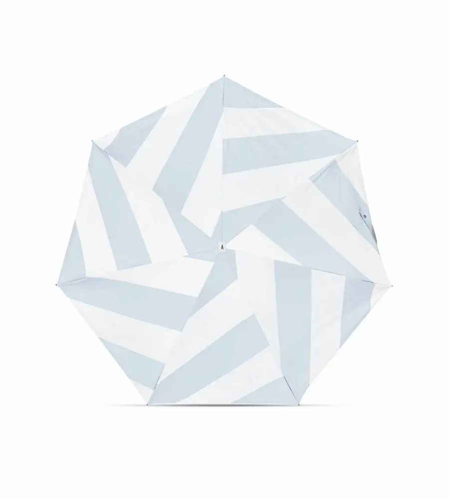 Cosmétiques - Mini parapluie-ombrelle anti-UV – Swirl Bleu Perle – Spectra - ANATOLE