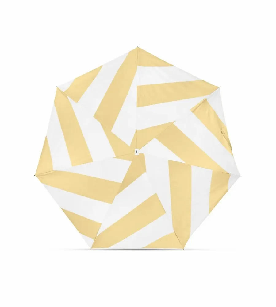 Cosmétiques - Mini parapluie-ombrelle anti-UV – Swirl Jaune Lin – Solaris - ANATOLE