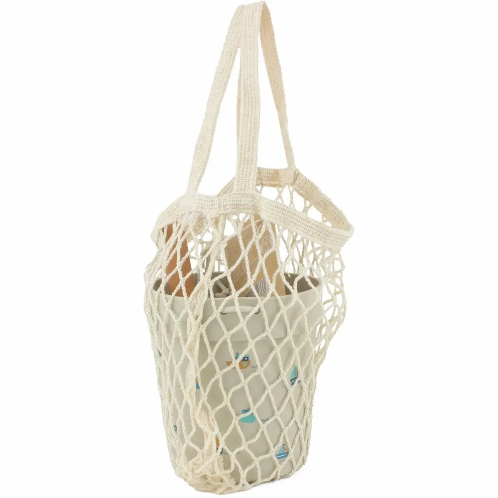 Children's bathtime - SILICONE: BEACH BUCKET - THE SEA - ULYSSE COULEURS D'ENFANCE