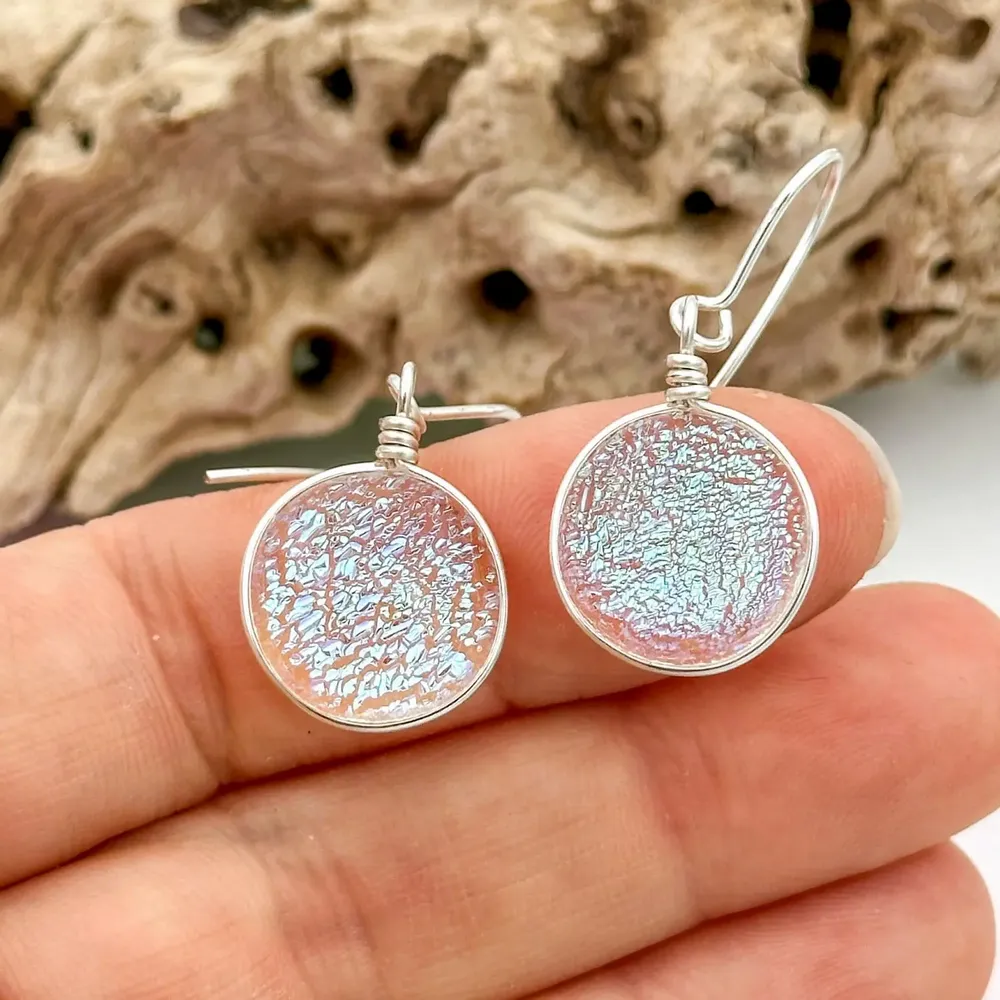 Jewelry - Set of 9 Pair of Dichroic Glass Earrings - BIJOUX EVIDENCE