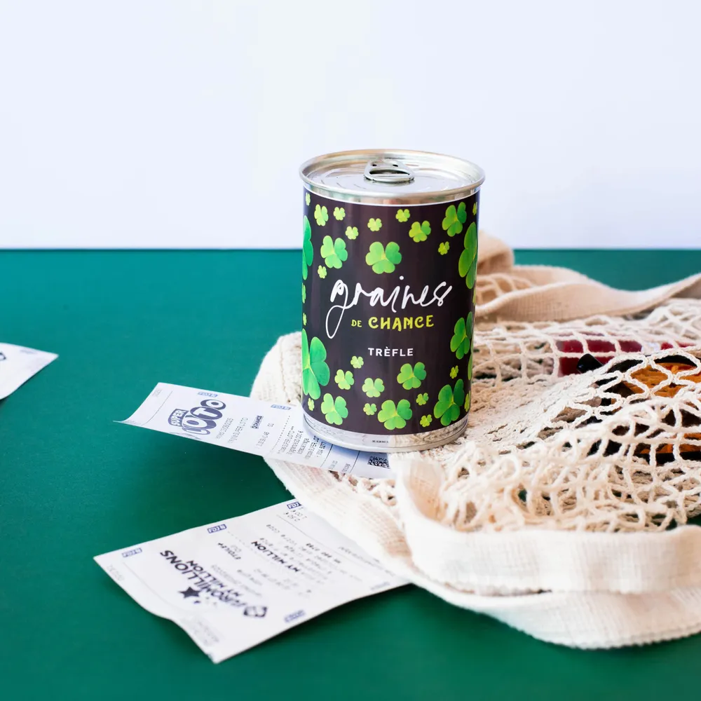 Cadeaux - Kit à semer "Graines de Chance" Fabriqué en France - MAUVAISES GRAINES