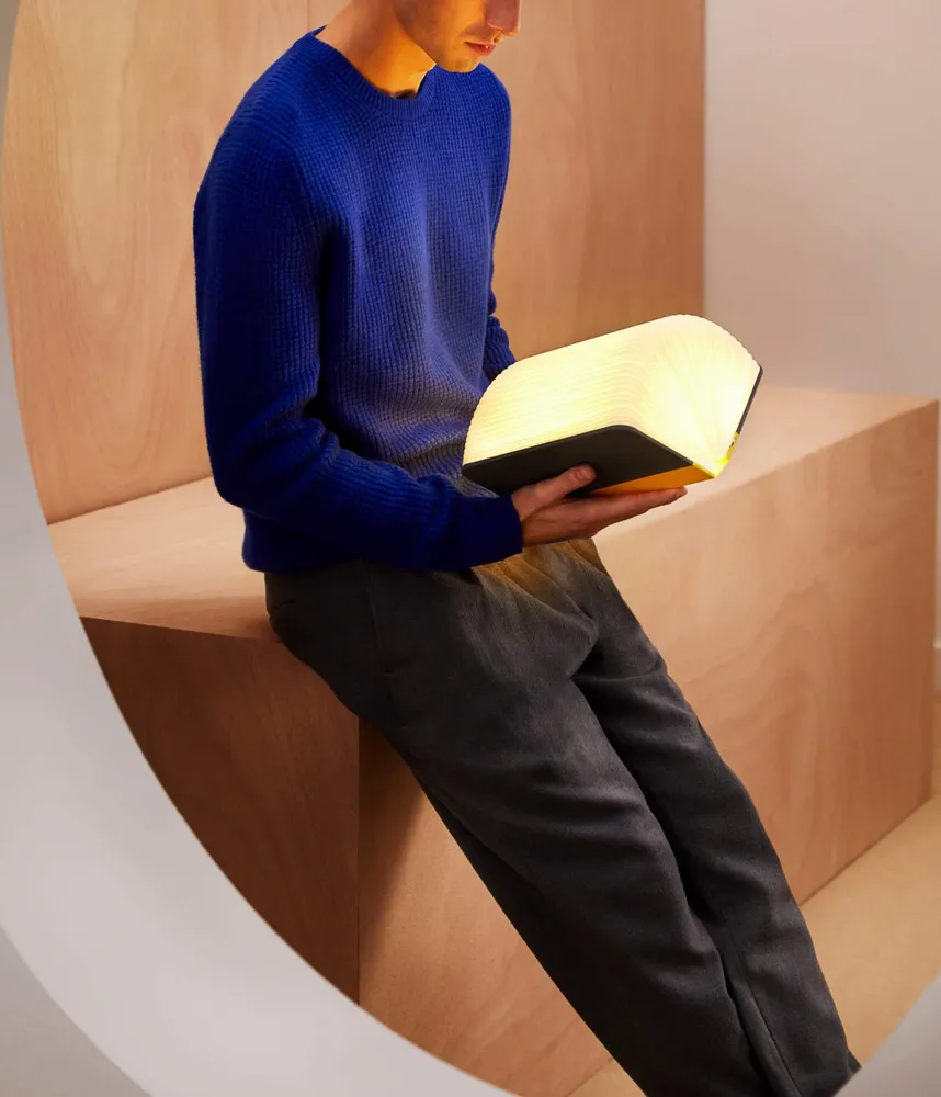 Lampes sans fil - Lampe de lecture Lito Classic en noyer - LUMIO