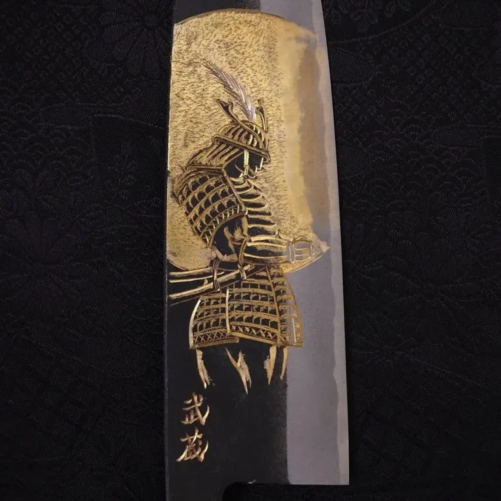 Couteaux - Couteau Chōkin: Une Lame forgée avec de l'or - MUSASHI JAPAN
