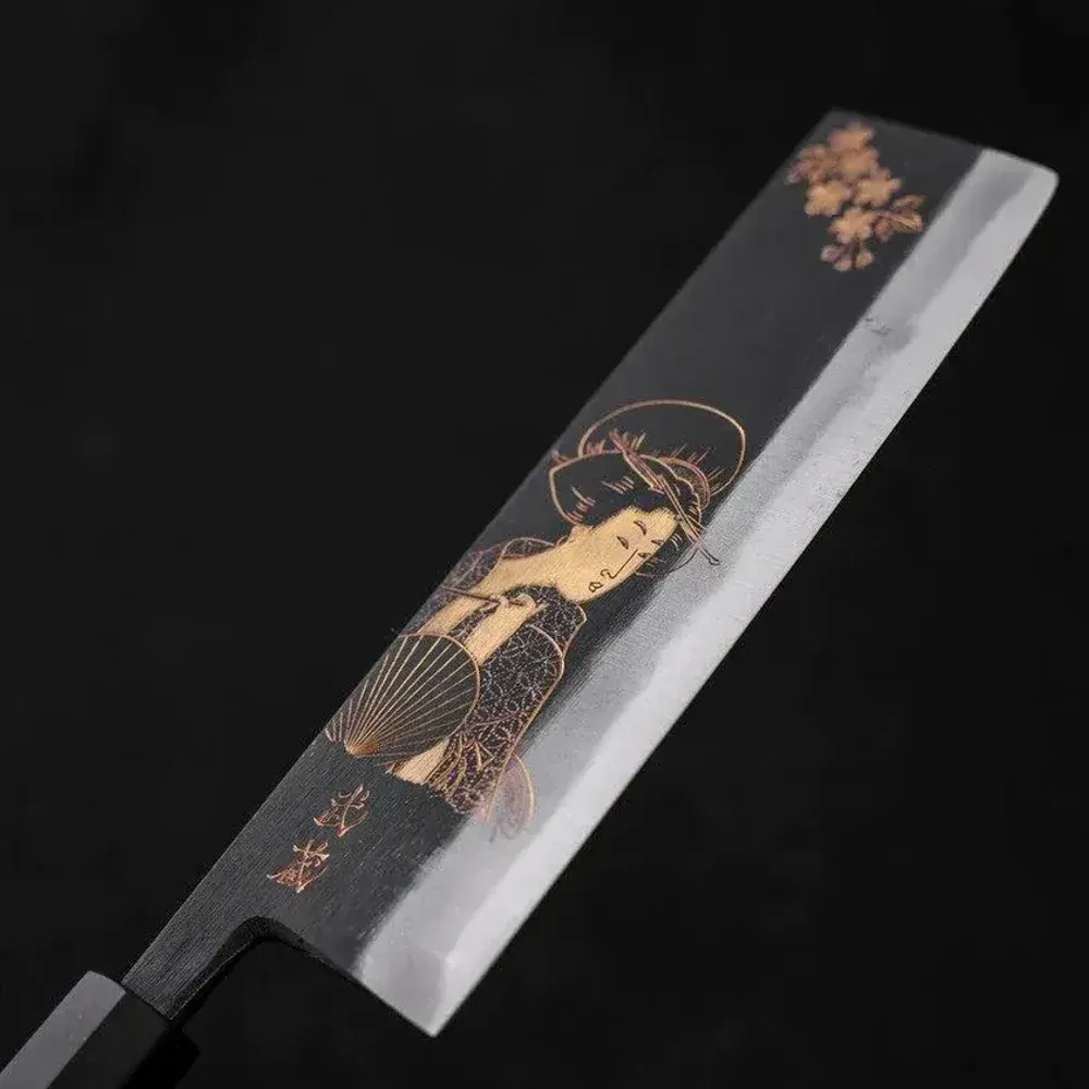 Couteaux - Couteau Chōkin: Une Lame forgée avec de l'or - MUSASHI JAPAN