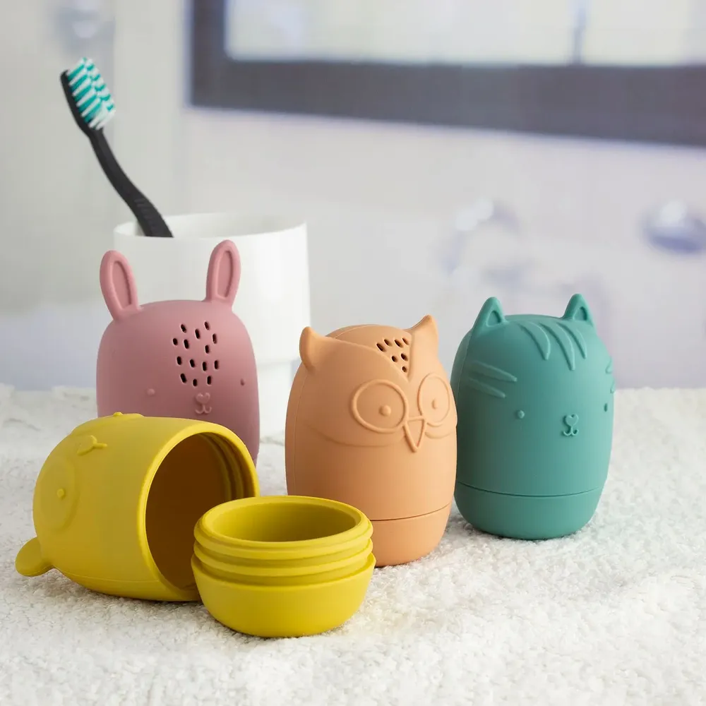 Bain pour enfant - SILICONE : LES ANIMAUX ASPERGEURS - ULYSSE COULEURS D'ENFANCE