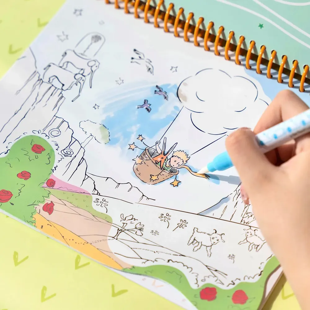 Children's arts and crafts - THE LITTLE PRINCE MAGIC WATER PAINTING - ULYSSE COULEURS D'ENFANCE