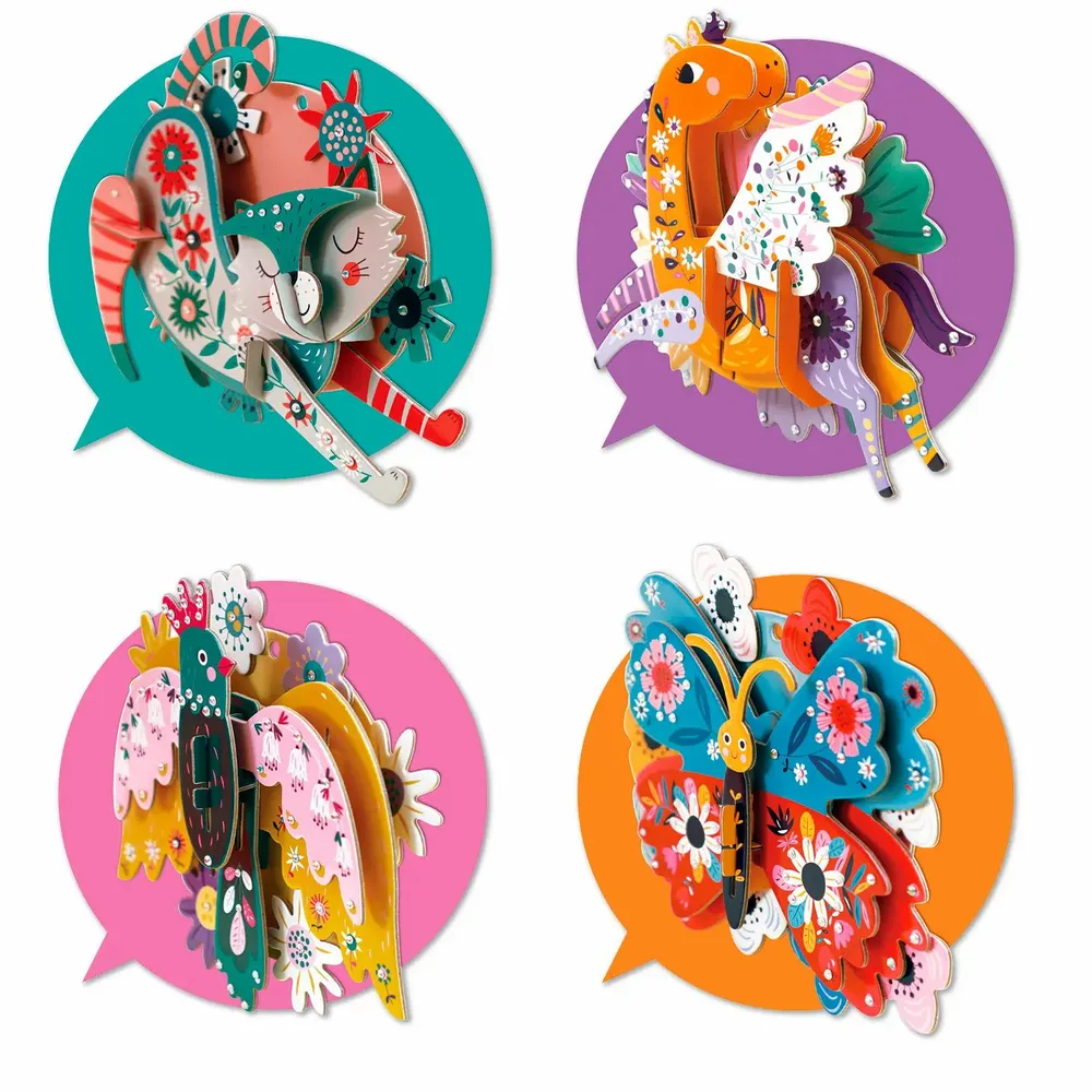 Children's arts and crafts - 3D DECORATION - ULYSSE COULEURS D'ENFANCE