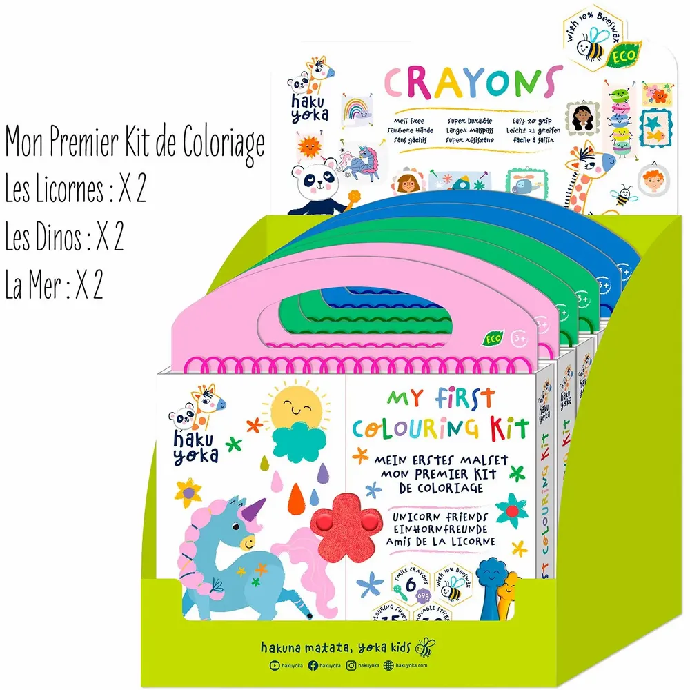 Loisirs créatifs pour enfant - MY FIRST COLOURING KIT - ULYSSE COULEURS D'ENFANCE