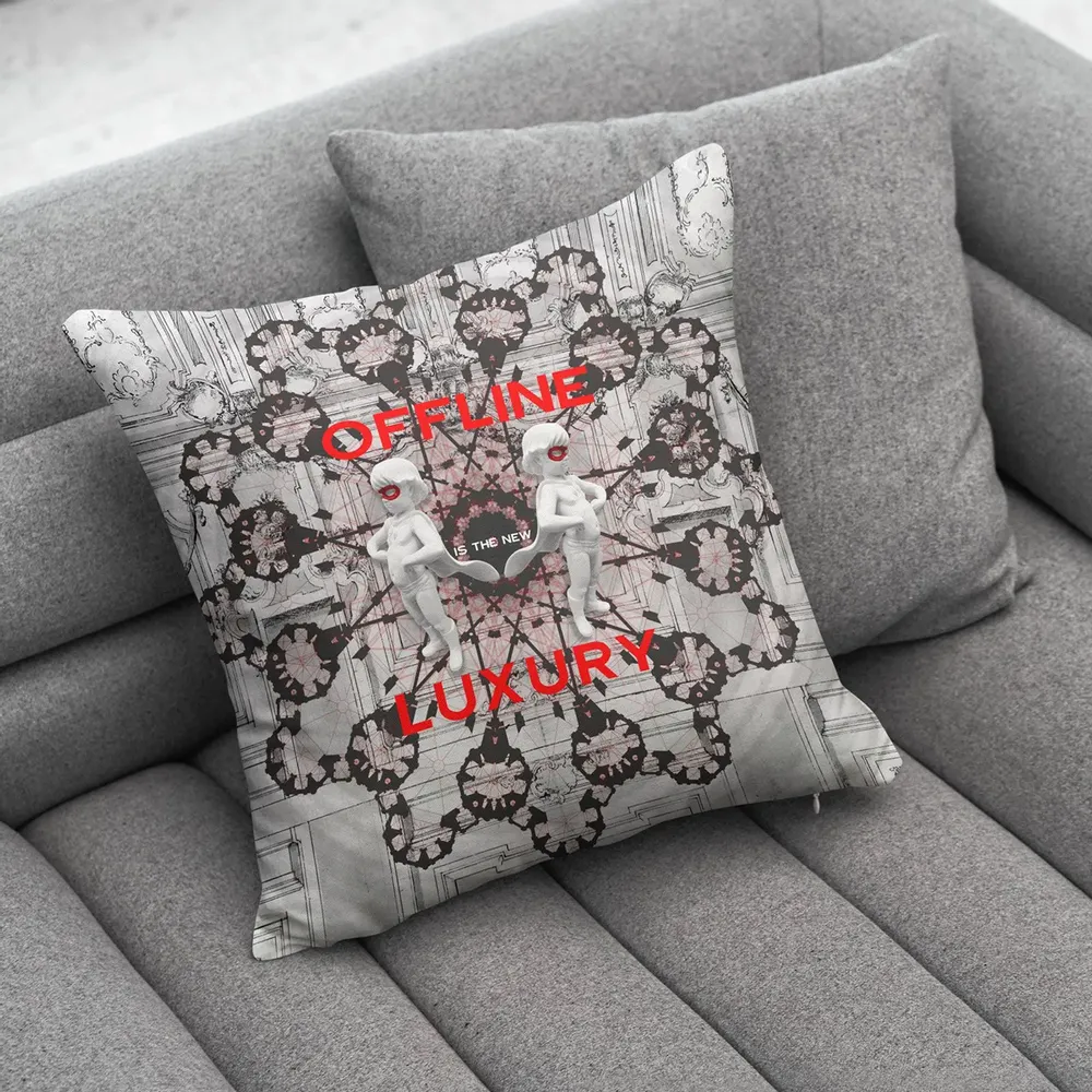 Fabric cushions - KID CUSHION - LOVE BY MILSHTEIN