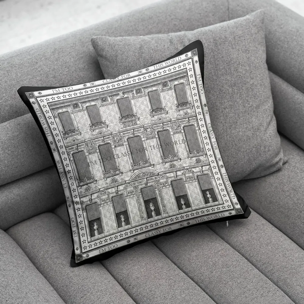 Fabric cushions - CLASSY CUSHION - LOVE BY MILSHTEIN
