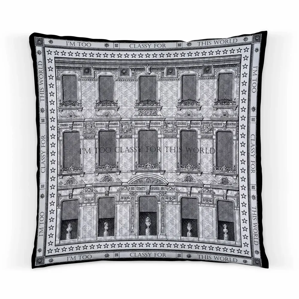 Fabric cushions - CLASSY CUSHION - LOVE BY MILSHTEIN