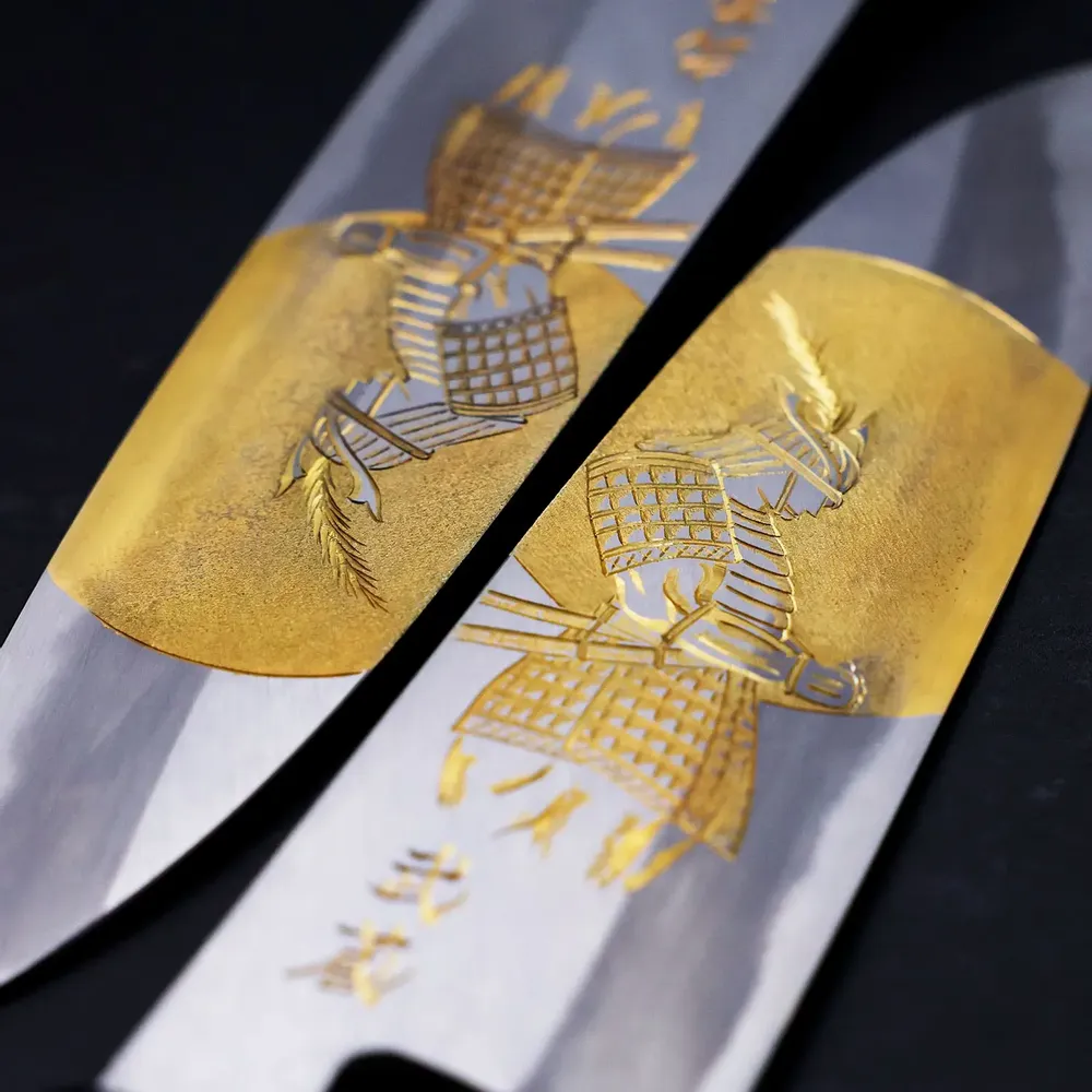 Couteaux - Couteau Chōkin: Une Lame forgée avec de l'or - MUSASHI JAPAN