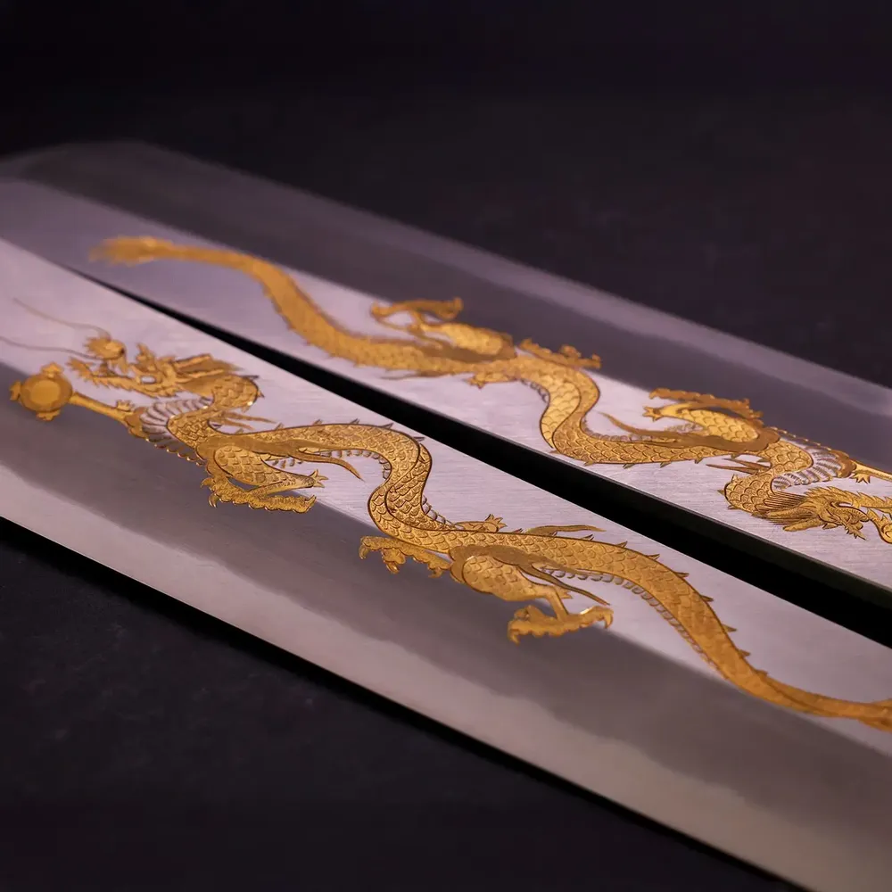 Couteaux - Couteau Chōkin: Une Lame forgée avec de l'or - MUSASHI JAPAN