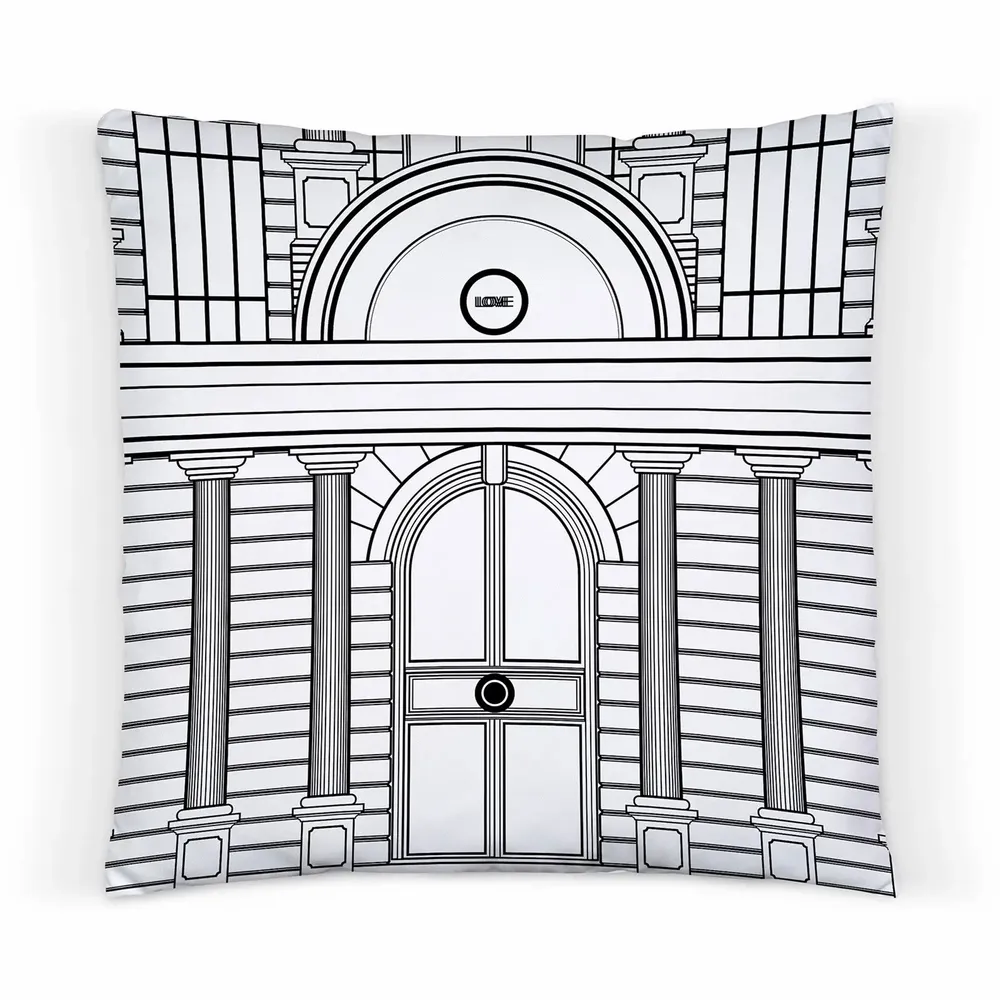 Coussins textile - COUSSIN BUILD MID B/W - LOVE BY MILSHTEIN