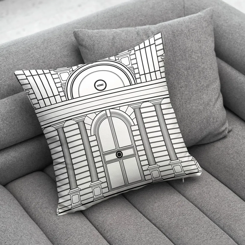 Coussins textile - COUSSIN BUILD MID B/W - LOVE BY MILSHTEIN