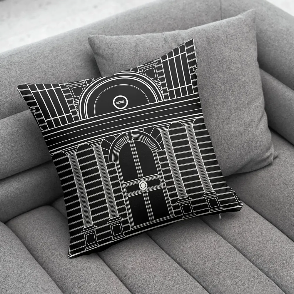 Coussins textile - COUSSIN BUILD MID B/W - LOVE BY MILSHTEIN