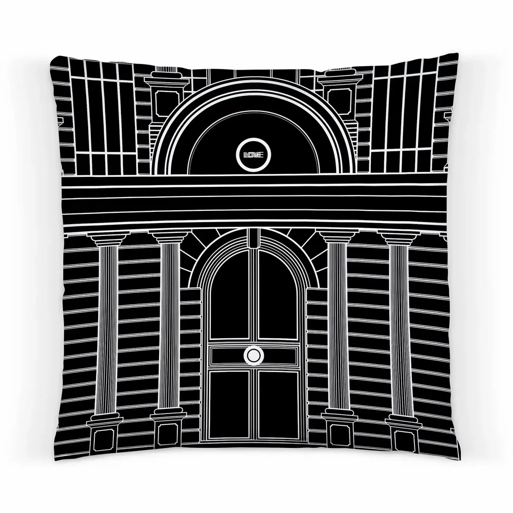 Coussins textile - COUSSIN BUILD MID B/W - LOVE BY MILSHTEIN