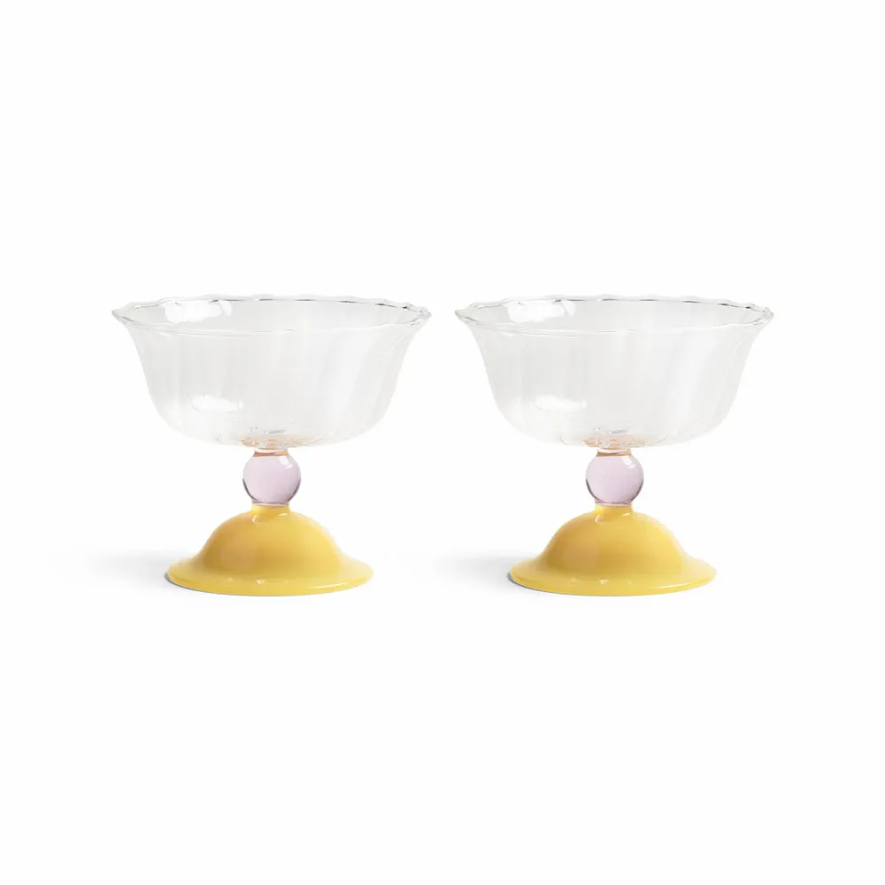 Glass - Coupes tulip - &KLEVERING