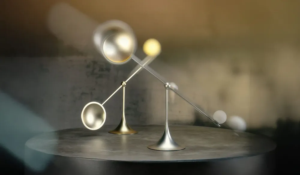 Desk lamps - Ovo Desk Lamp Silver - LUMIO