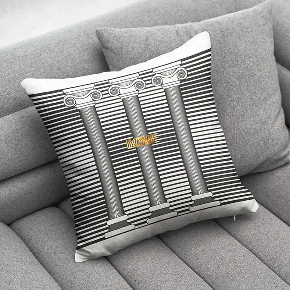 Fabric cushions - COL COL MID B/G CUSHION - LOVE BY MILSHTEIN