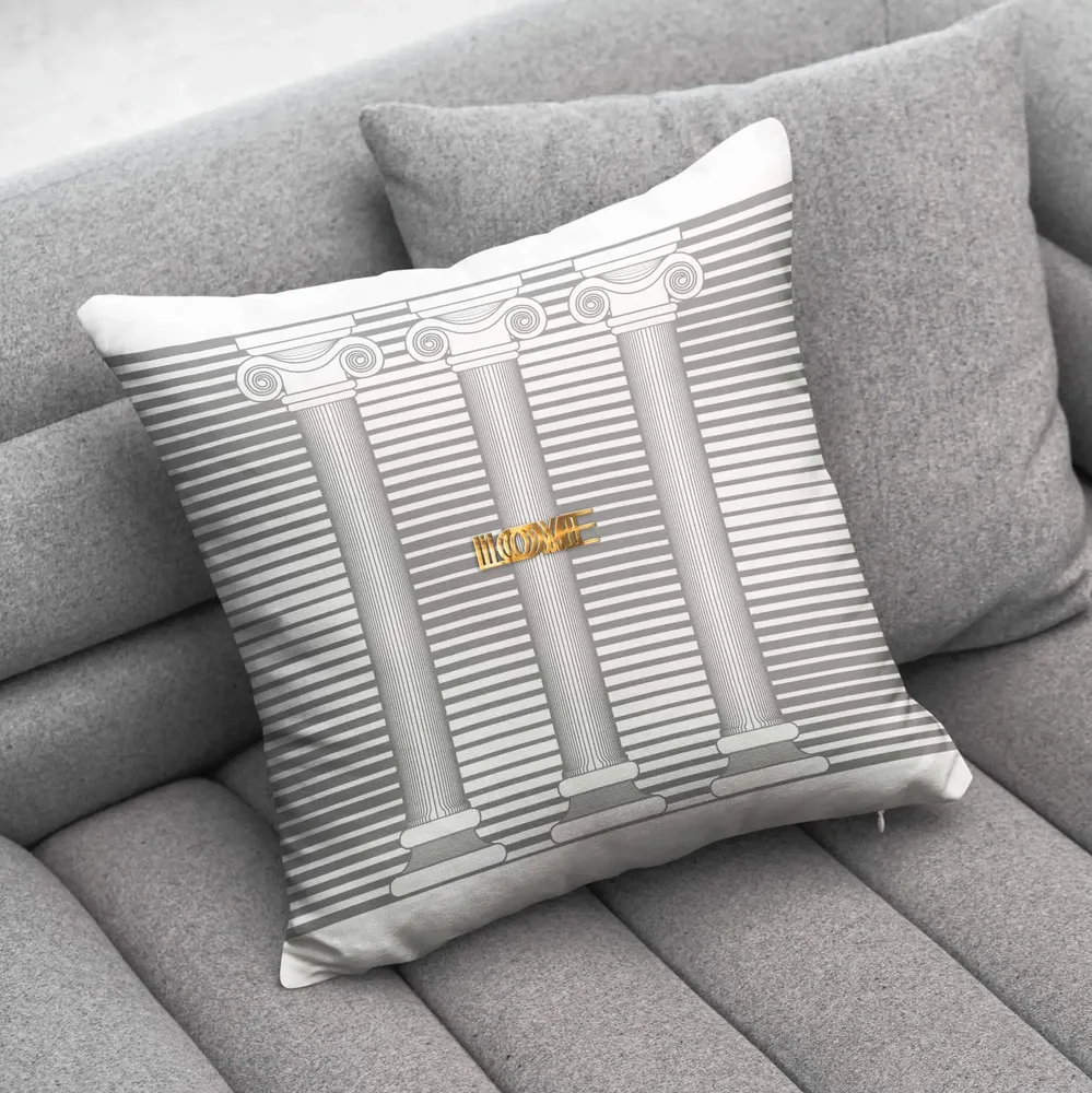 Fabric cushions - COL COL MID B/G CUSHION - LOVE BY MILSHTEIN