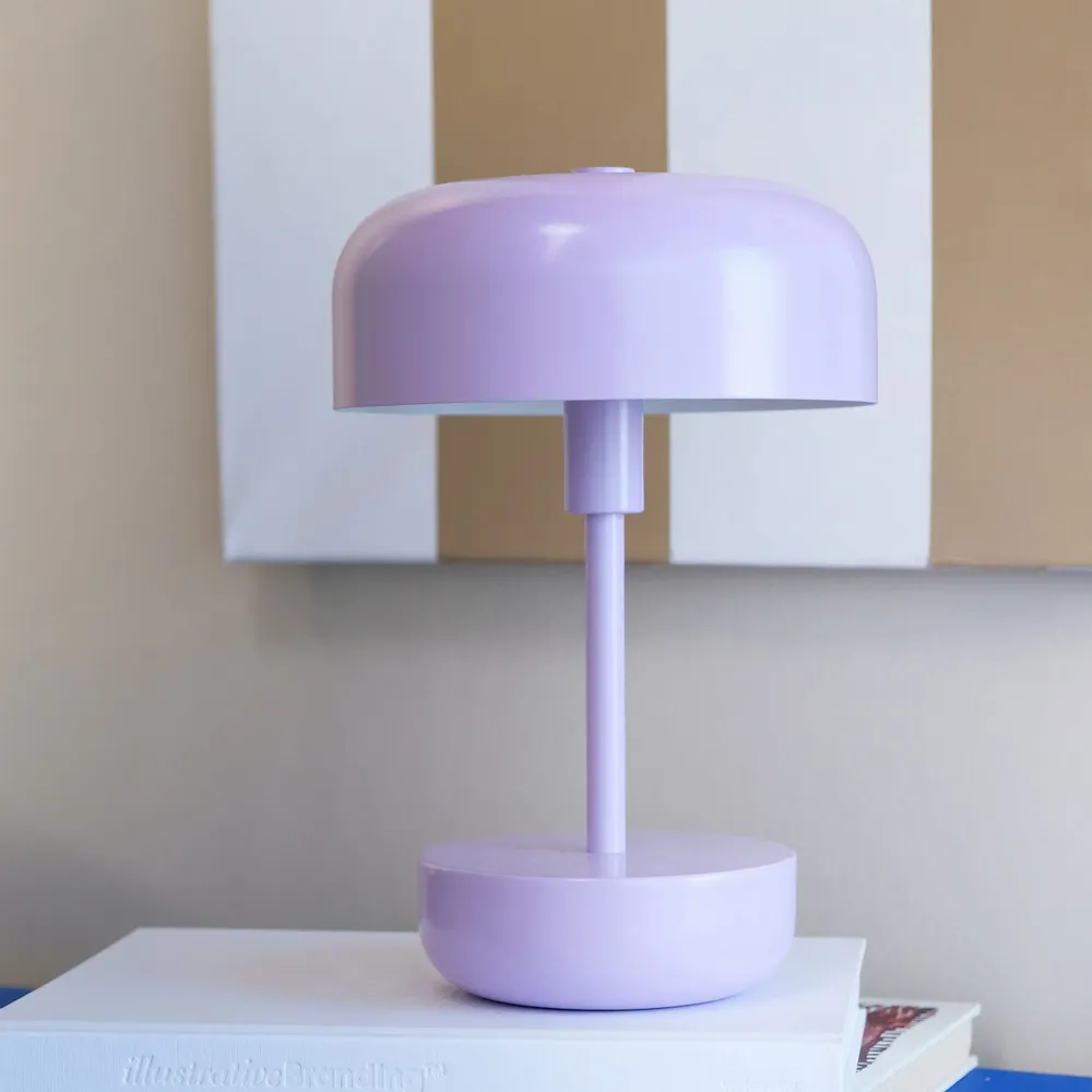 Table lamps - Haipot rechargeable table lamp purple LED - DYBERG LARSEN