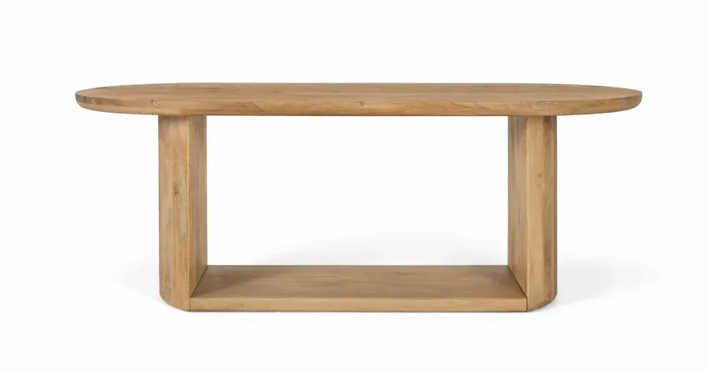 Dining Tables - Oval mango wood dining table 210 cm - GINER Y COLOMER