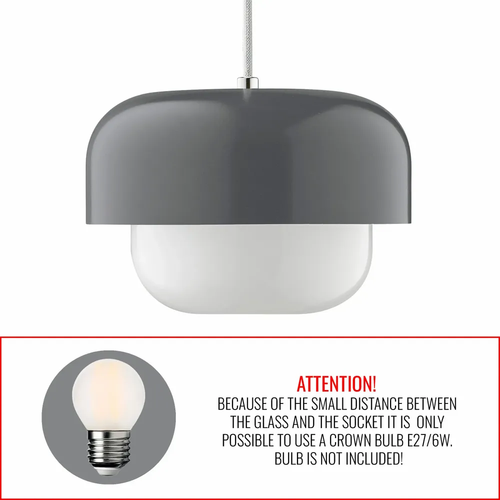 Suspensions - Pendentif Haipot gris - DYBERG LARSEN