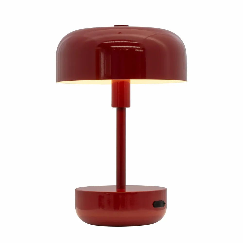 Suspensions - Lampe de table rechargeable LED rouge foncé Haipot - DYBERG LARSEN