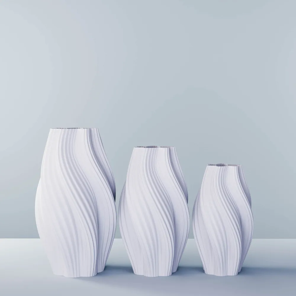 Aménagements pour bureau - Set de vases « Hot Ice Cream » (crème glacée chaude) - AURA 3D