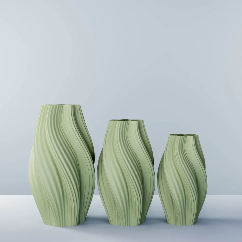 Aménagements pour bureau - Set de vases « Hot Ice Cream » (crème glacée chaude) - AURA 3D