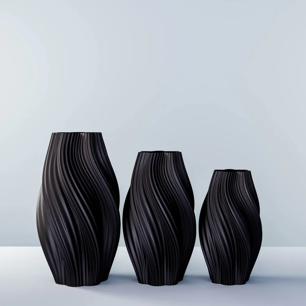 Aménagements pour bureau - Set de vases « Hot Ice Cream » (crème glacée chaude) - AURA 3D
