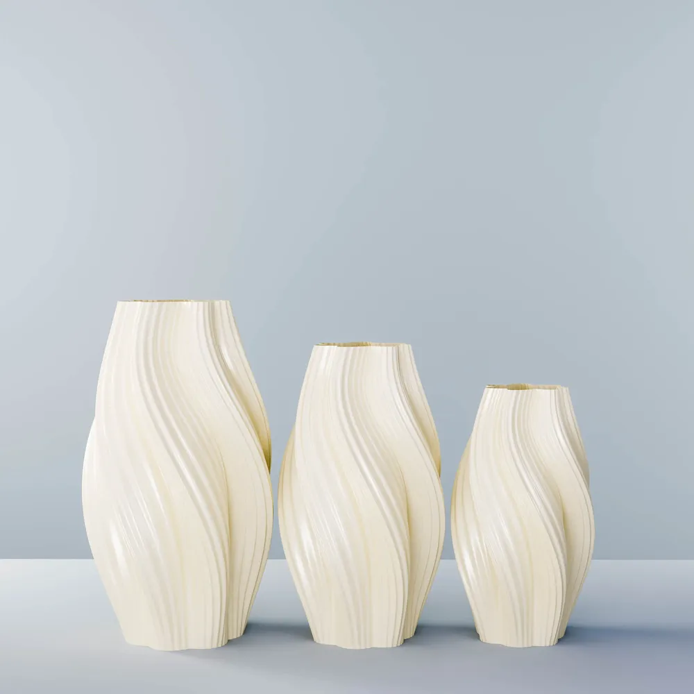 Aménagements pour bureau - Set de vases « Hot Ice Cream » (crème glacée chaude) - AURA 3D