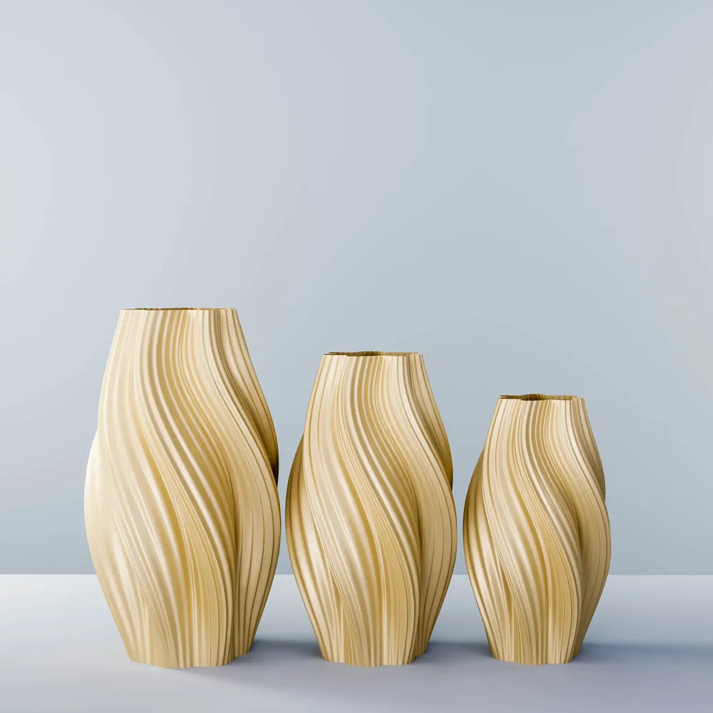 Aménagements pour bureau - Set de vases « Hot Ice Cream » (crème glacée chaude) - AURA 3D