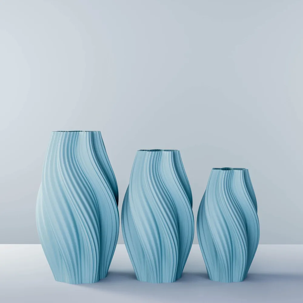 Aménagements pour bureau - Set de vases « Hot Ice Cream » (crème glacée chaude) - AURA 3D