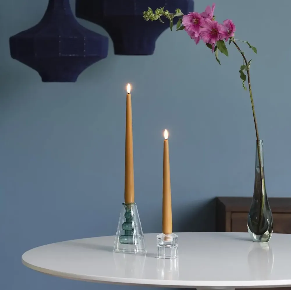 LED modules - Seasonal Colours Taper Candles Silk (Two Pack) - MOODS & MORE