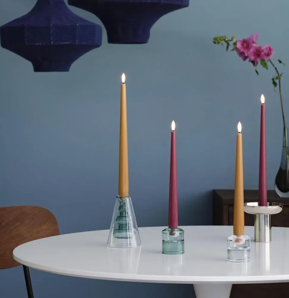 LED modules - Seasonal Colours Taper Candles Silk (Two Pack) - MOODS & MORE