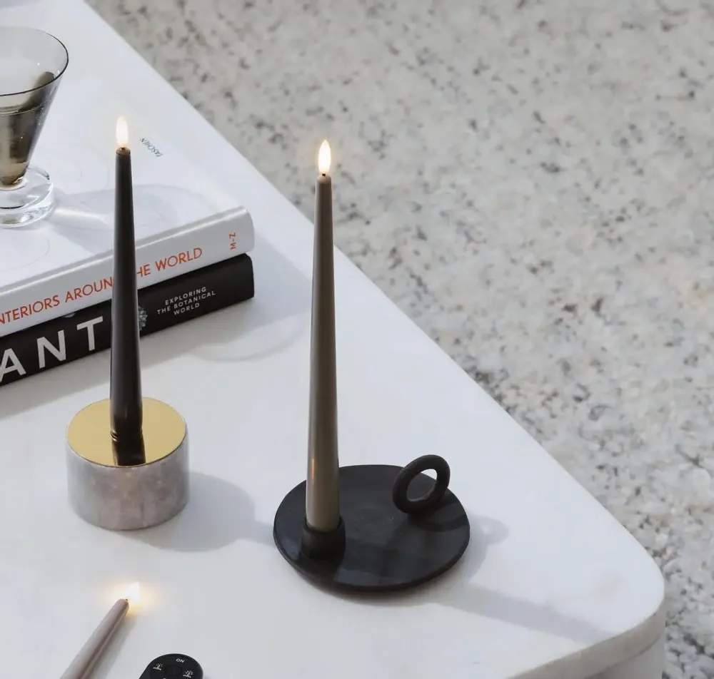 LED modules - Seasonal Colours Taper Candles Silk (Two Pack) - MOODS & MORE