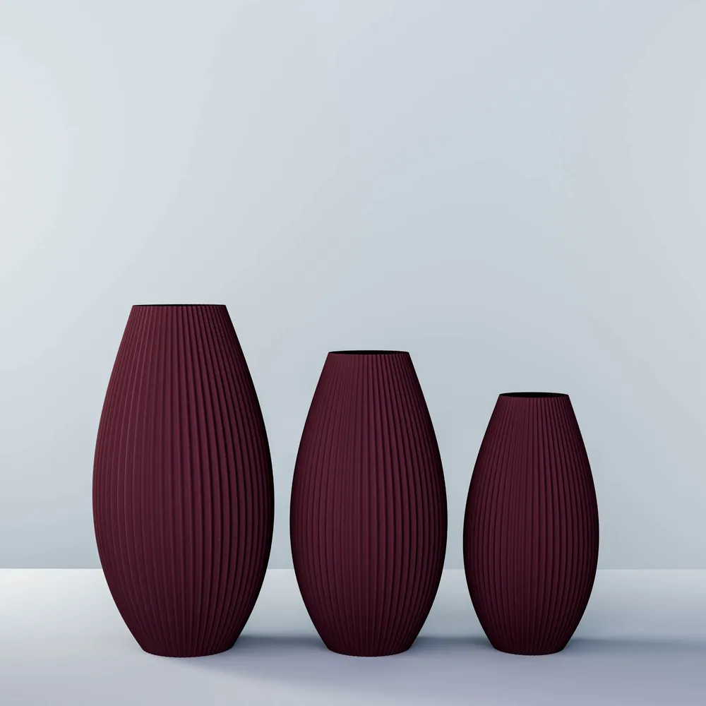Aménagements pour bureau - Set de vases « Sea » (mer) - AURA 3D