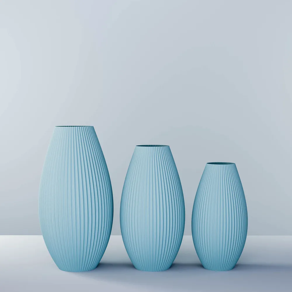 Aménagements pour bureau - Set de vases « Sea » (mer) - AURA 3D