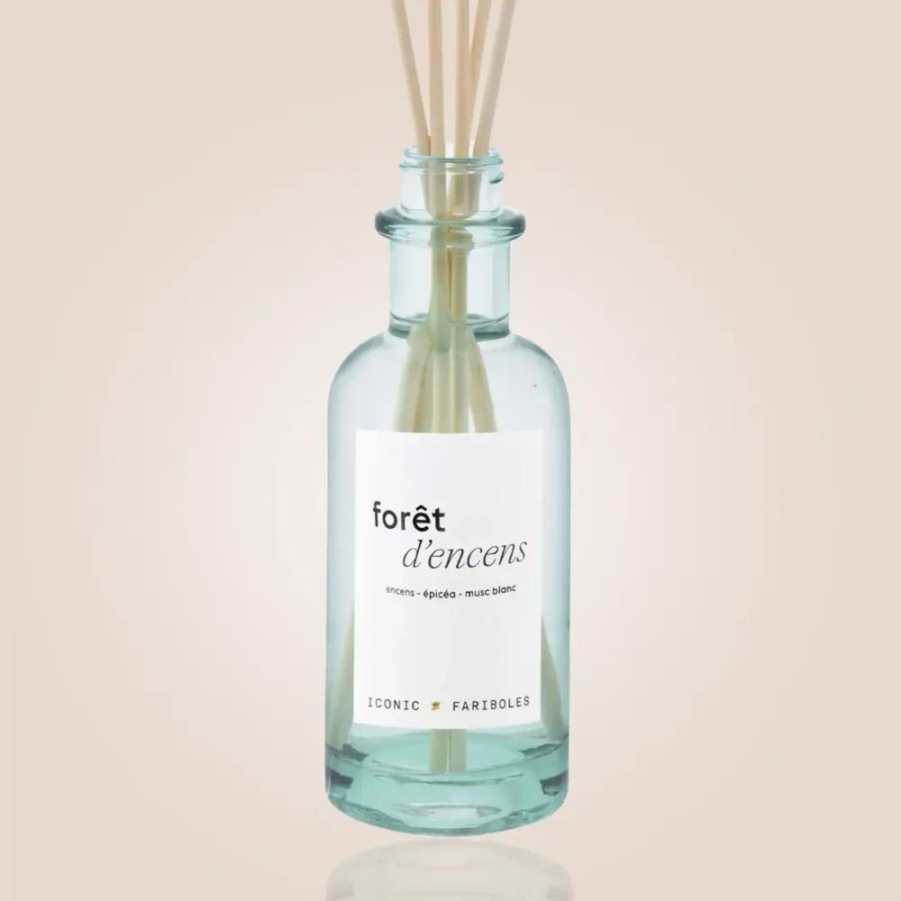 Scent diffusers - Mikado Iconic, Forêt d'Encens - FARIBOLES