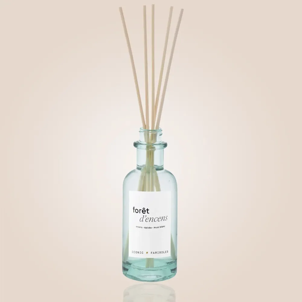 Scent diffusers - Mikado Iconic, Forêt d'Encens - FARIBOLES