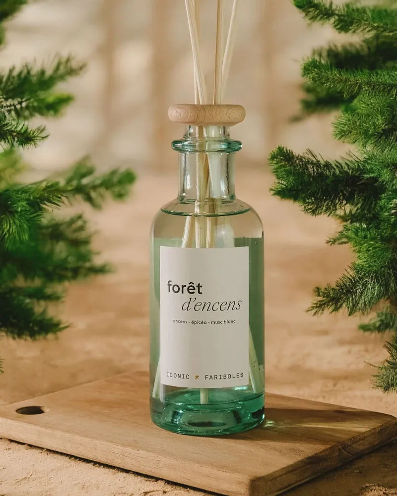 Scent diffusers - Mikado Iconic, Forêt d'Encens - FARIBOLES