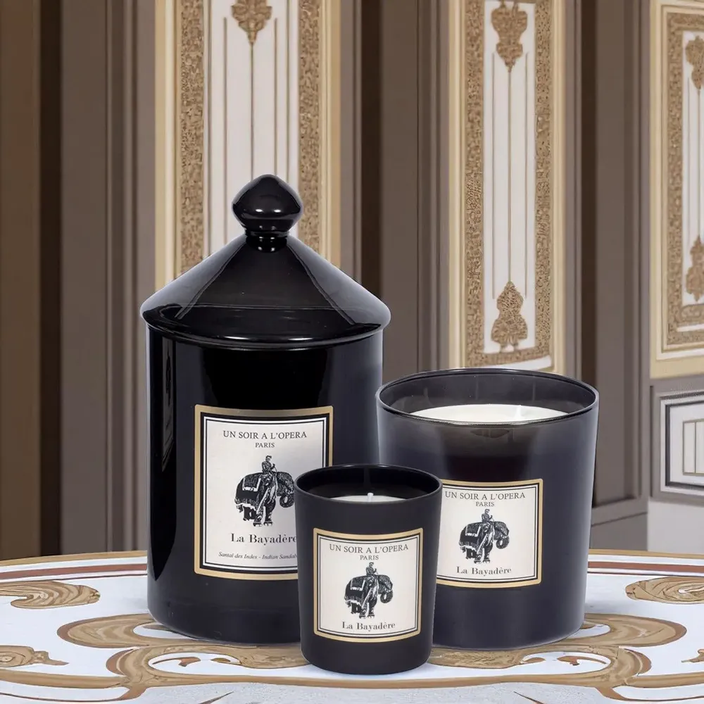 Decorative objects - 3-WICK SCENTED CANDLE 100% VEGETABLE WAX - LA BAYADÈRE - 550 g - UN SOIR A L'OPERA