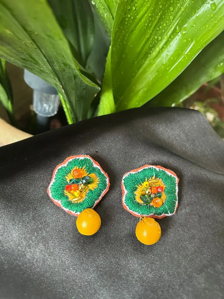Bijoux - Boucles d'oreilles Fleur - FIL MAIN
