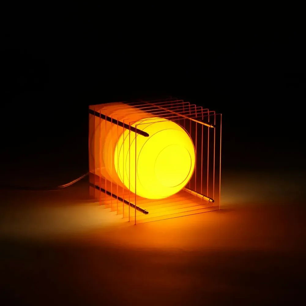 Design objects - Lớp small square in orange acrylic CE - BANG