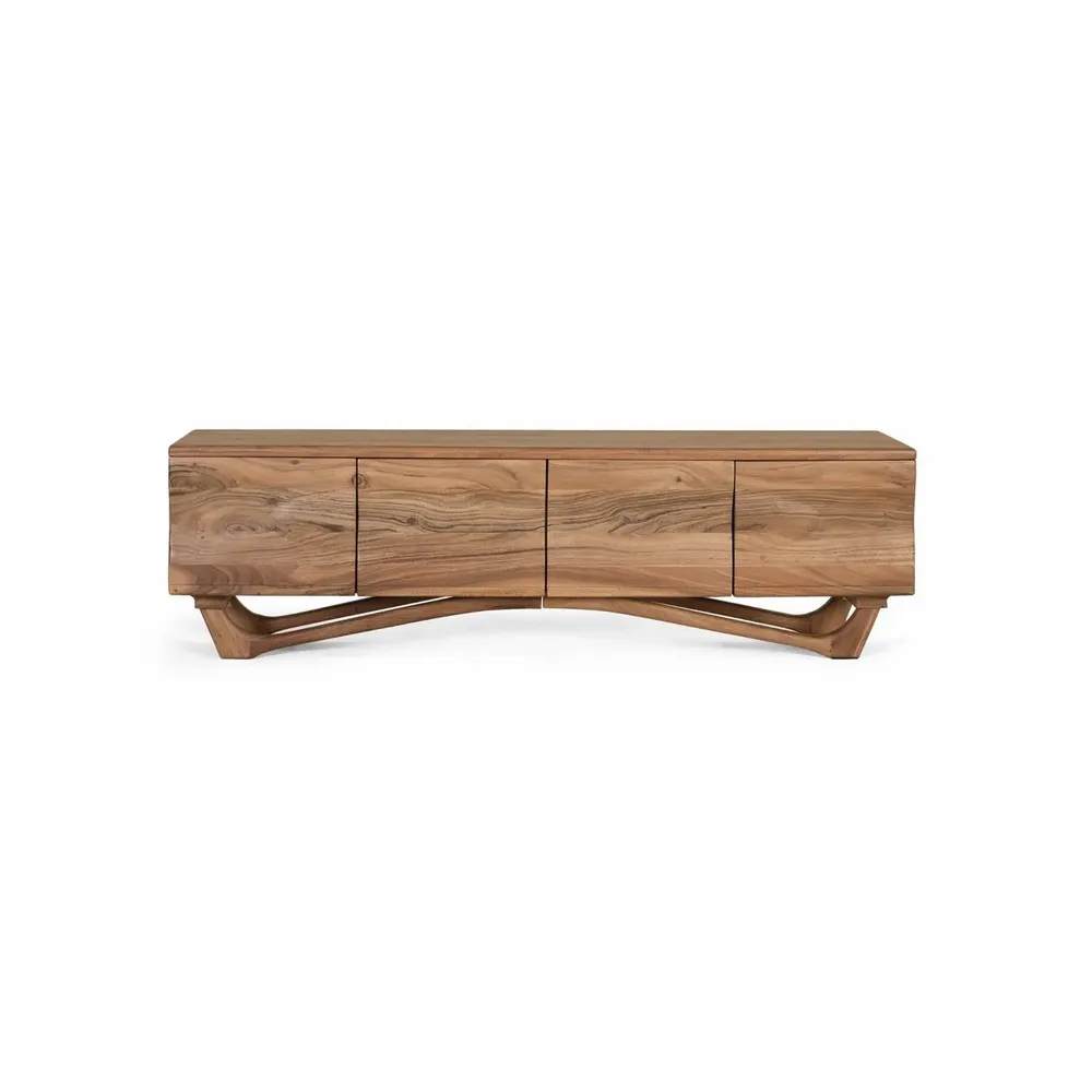 Meubles TV - Meuble TV fabriqué à la main en bois d'acacia 170cm - GINER Y COLOMER