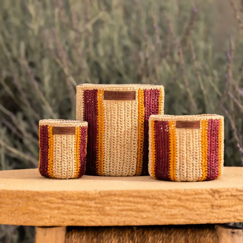 Decorative objects - Raffia Rim - CÔTÉ BOUGIE MARRAKECH