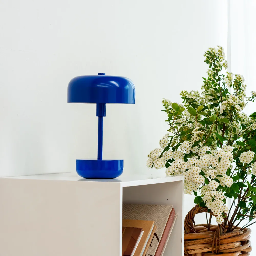Lampes de table - Lampe de table rechargeable LED bleue Haipot - DYBERG LARSEN