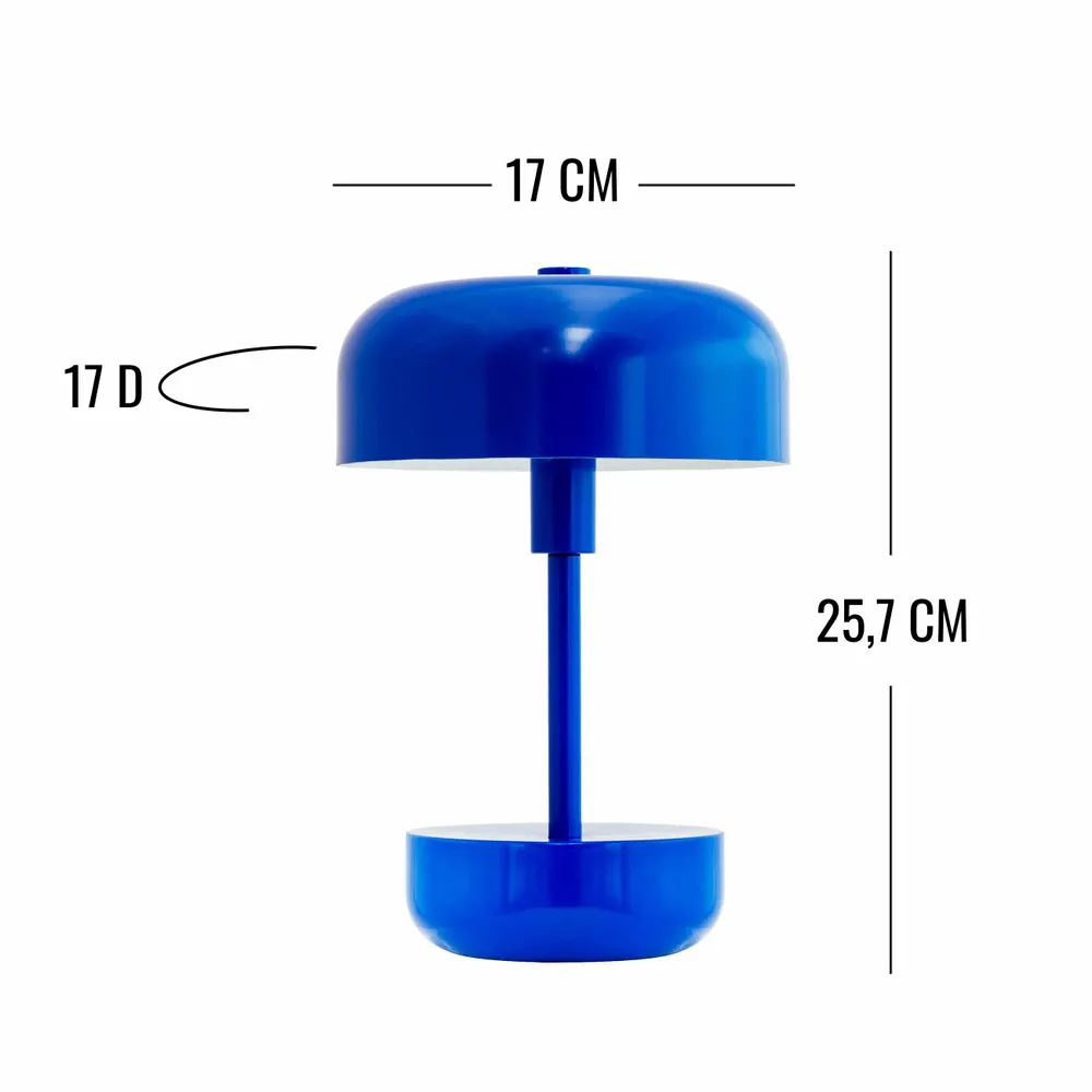 Lampes de table - Lampe de table rechargeable LED bleue Haipot - DYBERG LARSEN